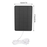 Solar Cell Plate Weatherproof Adjustable Low Power Consumption Solar Panels for Indoor Outdoor
