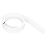 Door Soundproofing 28mm/1.1in Round Hole Silicone Protective Durable Replaceable Lightweight Sealer Strip for RoomWhite