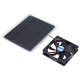 Solar Fan 10W 12V Effective Deodorization Energy Saving Portable USB Solar Exhaust Fan for Pet Houses RV Greenhouses In Australia - Darrahopens