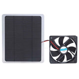 Solar Fan 10W 12V Effective Deodorization Energy Saving Portable USB Solar Exhaust Fan for Pet Houses RV Greenhouses In Australia - Darrahopens
