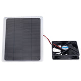 Solar Fan 10W 12V Effective Deodorization Energy Saving Portable USB Solar Exhaust Fan for Pet Houses RV Greenhouses In Australia - Darrahopens