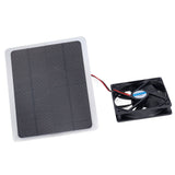 Solar Fan 10W 12V Effective Deodorization Energy Saving Portable USB Solar Exhaust Fan for Pet Houses RV Greenhouses