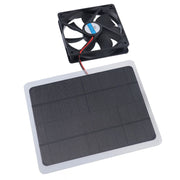 Solar Fan 10W 12V Effective Deodorization Energy Saving Portable USB Solar Exhaust Fan for Pet Houses RV Greenhouses