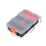 Parts Box Classification Grid Storage Box PVC Components Parts Tool Organizer for Hardware Fitting