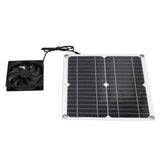 12W Solar Panel Fan Kit USB Solar Powered Fan for Greenhouses Sheds Pet Houses Mobile Phone Charging In Australia - Darrahopens