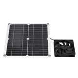 12W Solar Panel Fan Kit USB Solar Powered Fan for Greenhouses Sheds Pet Houses Mobile Phone Charging In Australia - Darrahopens