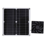 12W Solar Panel Fan Kit USB Solar Powered Fan for Greenhouses Sheds Pet Houses Mobile Phone Charging In Australia - Darrahopens