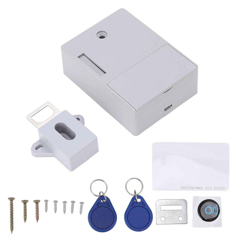 Electronic Cabinet Lock 2 Unlocking Modes High Security Cabinet Lock with Prompt Function for Lockers Drawer Filing Cabinets In Australia - Darrahopens