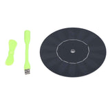 Small USB Car Fan Multifunction Round Monocrystalline Silicone Solar Powered Car Exhaust Fan 5W