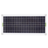 12V to 220V 30W Solar Charging Panel 220W Solar Inverter Battery Charger Kit for Camping Hiking 10A