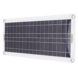 12V to 220V 30W Solar Charging Panel 220W Solar Inverter Battery Charger Kit for Camping Hiking 30A