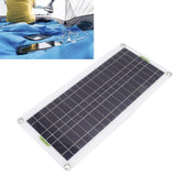 12V to 220V 30W Solar Charging Panel 220W Solar Inverter Battery Charger Kit for Camping Hiking 30A