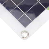 12V to 220V 30W Solar Charging Panel 220W Solar Inverter Battery Charger Kit for Camping Hiking 30A