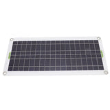 12V to 220V 30W Solar Charging Panel 220W Solar Inverter Battery Charger Kit for Camping Hiking 100A