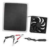 10W Solar Panel Fan Kit Lightweight Solar Charger Panel Fan for Greenhouse Pet House Tree House In Australia - Darrahopens