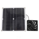 Solar Panel Fan Lightweight Portable Solar Powered Fan Kit for Cars RVs Travel Home 12W In Australia - Darrahopens
