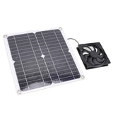 Solar Panel Fan Lightweight Portable Solar Powered Fan Kit for Cars RVs Travel Home 12W In Australia - Darrahopens