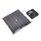 Solar Panel Fan Lightweight Portable Solar Powered Fan Kit for Cars RVs Travel Home 12W
