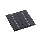 1.2W 5V DIY Solar Epoxy Panel Polysilicon Photovoltaic Charging Panel for 3.7V Battery