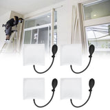 Air Alignment Pump Quick Positioning 440.9lb Loading Each Inflatable Shim Bag for Door Window Installation 4pcs