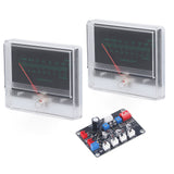 VU Meter Driver Board High Precise Adjustment Power Amplifier DB Meter with Backlit for DIY