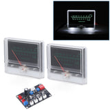 VU Meter Driver Board High Precise Adjustment Power Amplifier DB Meter with Backlit for DIY