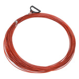 Steel Wire Measuring Rope Plastic Coated Construction Site Measuring Rope with Pull Ring for Railway Farmland 30m/98.4ft In Australia - Darrahopens