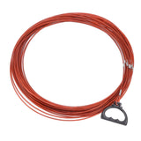 Steel Wire Measuring Rope Plastic Coated Construction Site Measuring Rope with Pull Ring for Railway Farmland 30m/98.4ft In Australia - Darrahopens