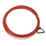 Steel Wire Measuring Rope Plastic Coated Construction Site Measuring Rope with Pull Ring for Railway Farmland 30m/98.4ft In Australia - Darrahopens