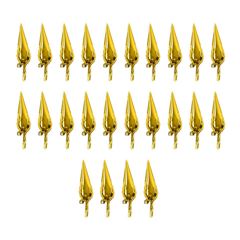 24Pcs Aluminum Foil Balloons Set Explosion Star Balloons for Wedding Celebration Holiday Party Arrangement Decoration