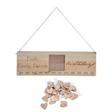 Wooden Craft Calendar Multi Purpose Stylish Complete Tools Wooden DIY Calendar for Gifts Decorations In Australia - Darrahopens