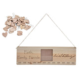 Wooden Craft Calendar Multi Purpose Stylish Complete Tools Wooden DIY Calendar for Gifts Decorations In Australia - Darrahopens