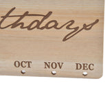 Wooden Craft Calendar Multi Purpose Stylish Complete Tools Wooden DIY Calendar for Gifts Decorations