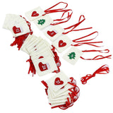 Christmas Advent Calendar Bags 31 Days Hanging Countdown Felt Gift Pockets for Party Festival Decoration In Australia - Darrahopens