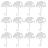 12pcs Umbrella Shaped Candy Box Portable Cute Exquisite Plastic Packaging Gift Box for Birthday PartyWhite In Australia - Darrahopens