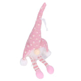 LED Light Christmas Gnome Decoration Xmas Gnome Ornament Christmas Tree Pendant for Home FestivalPink YV0036702 In Australia - Darrahopens