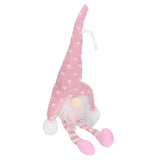 LED Light Christmas Gnome Decoration Xmas Gnome Ornament Christmas Tree Pendant for Home FestivalPink YV0036702