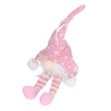 LED Light Christmas Gnome Decoration Xmas Gnome Ornament Christmas Tree Pendant for Home FestivalPink YV0036702