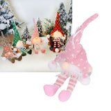 LED Light Christmas Gnome Decoration Xmas Gnome Ornament Christmas Tree Pendant for Home FestivalPink YV0036702