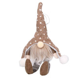 LED Light Christmas Gnome Decoration Xmas Gnome Ornament Christmas Tree Pendant for Home FestivalBrown YV0036705