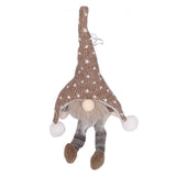 LED Light Christmas Gnome Decoration Xmas Gnome Ornament Christmas Tree Pendant for Home FestivalBrown YV0036705