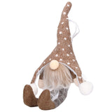LED Light Christmas Gnome Decoration Xmas Gnome Ornament Christmas Tree Pendant for Home FestivalBrown YV0036705