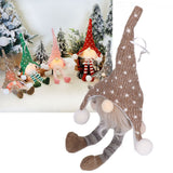 LED Light Christmas Gnome Decoration Xmas Gnome Ornament Christmas Tree Pendant for Home FestivalBrown YV0036705
