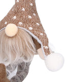 LED Light Christmas Gnome Decoration Xmas Gnome Ornament Christmas Tree Pendant for Home FestivalBrown YV0036705