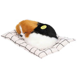 Make Sound Sleeping Dog Toy with Cloth Cushion Simulation Plush Dog Toy Small Dog Doll OrnamentsMigru In Australia - Darrahopens