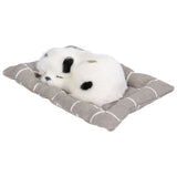 Make Sound Sleeping Dog Toy with Cloth Cushion Simulation Plush Dog Toy Small Dog Doll OrnamentsDalmatian In Australia - Darrahopens