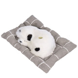 Make Sound Sleeping Dog Toy with Cloth Cushion Simulation Plush Dog Toy Small Dog Doll OrnamentsDalmatian In Australia - Darrahopens