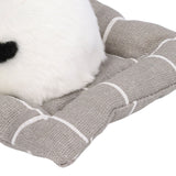 Make Sound Sleeping Dog Toy with Cloth Cushion Simulation Plush Dog Toy Small Dog Doll OrnamentsDalmatian