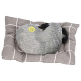 Make Sound Sleeping Dog Toy with Cloth Cushion Simulation Plush Dog Toy Small Dog Doll OrnamentsHusky In Australia - Darrahopens