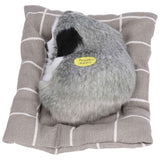 Make Sound Sleeping Dog Toy with Cloth Cushion Simulation Plush Dog Toy Small Dog Doll OrnamentsHusky In Australia - Darrahopens